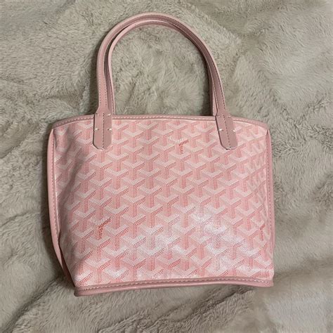 light pink goyard|goyard pink tote bag.